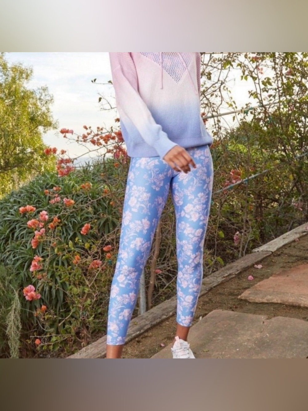 Spiritual Gangster Intent Eco Jersey High Waist Legging JACARANDA Size Medium